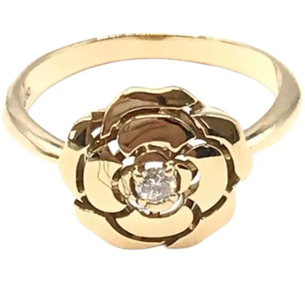 シャネル カメリア リング