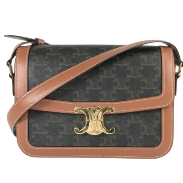 セリーヌ セーズ ハンドバッグ レザー