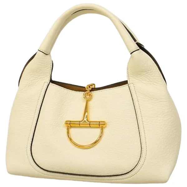 グッチ ソフトビット ハンドバッグ レザー